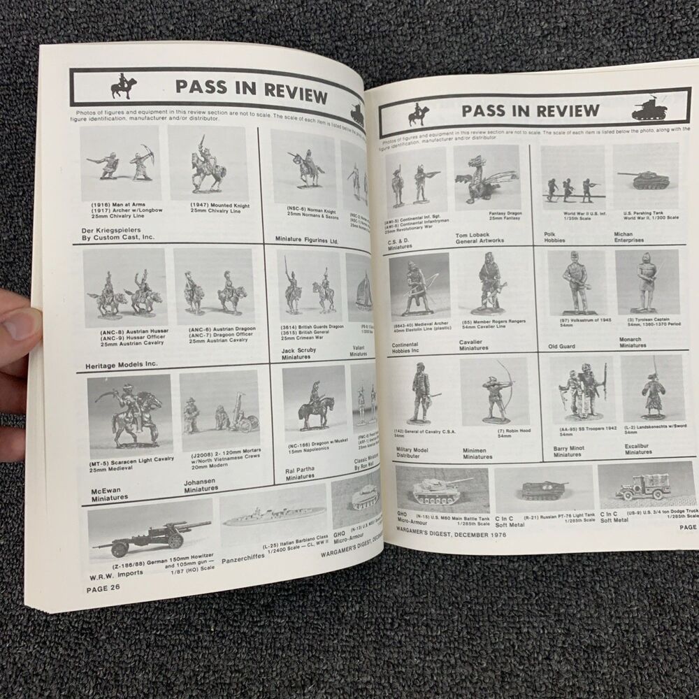 Wargamer’s Digest Magazine  Vol #4 #2 December 1976 Strategy Elizabethan Wars - Picture 6 of 8
